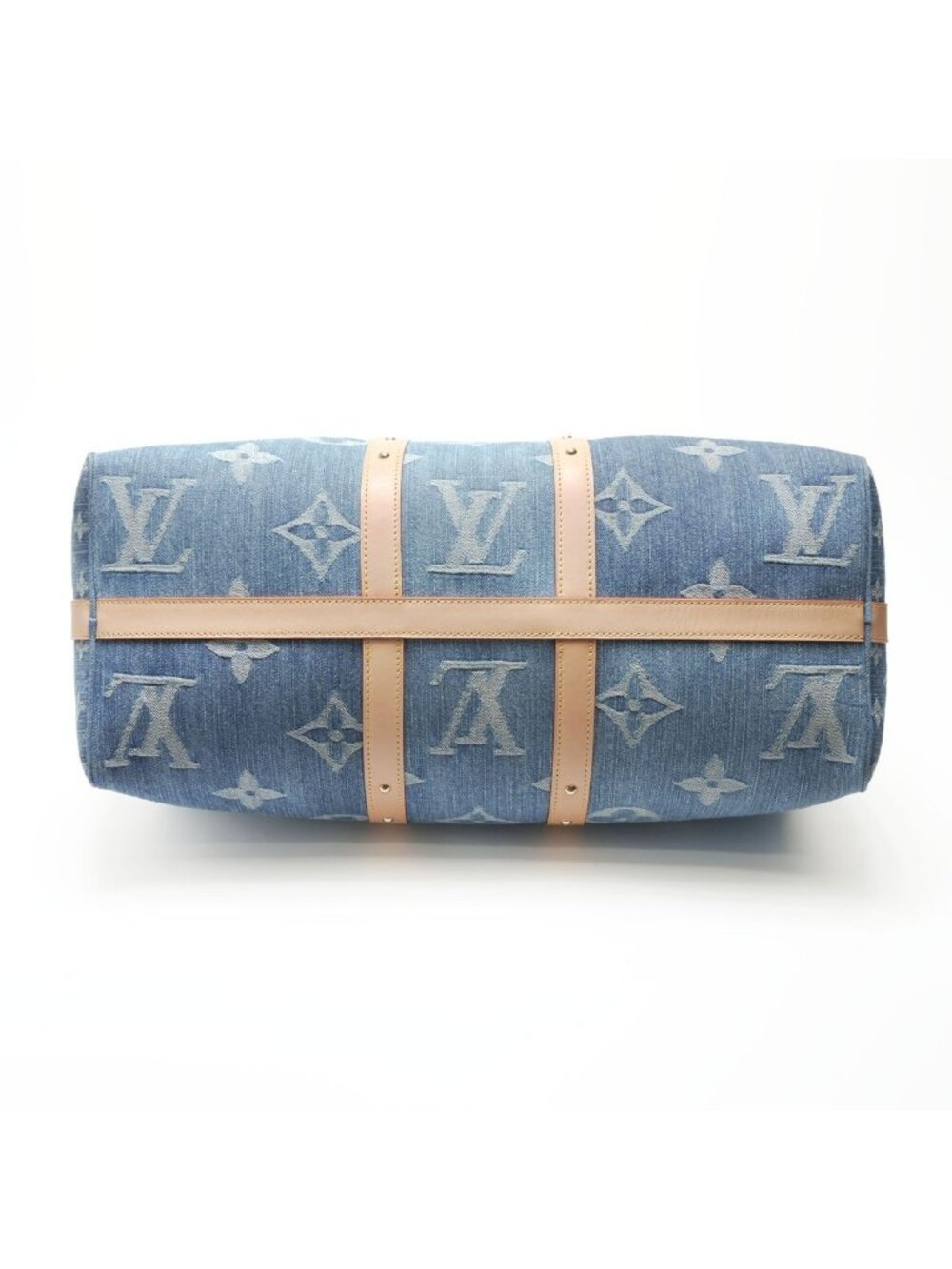 Louis Vuitton Boston Bag Monogram Denim Keepall Bandouliere 45 - Picture 8 of 10